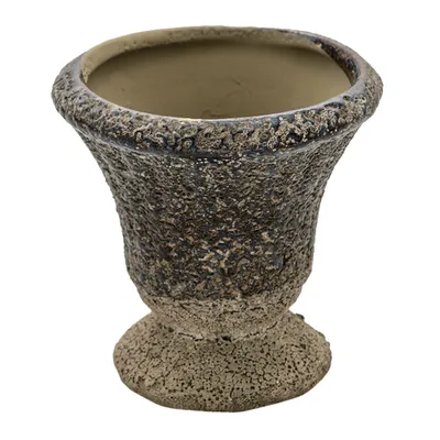 Obrázek produktu pro Clayre & Eef Květináč 9 cm šedý keramický kulatý