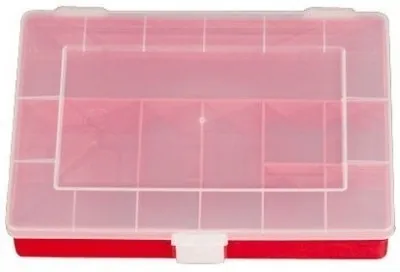 Produktbild von hünersdorff 608100, Aufbewahrungsbox, Rot, Rechteckig, Polypropylen (PP), Einfarbig, Weiß