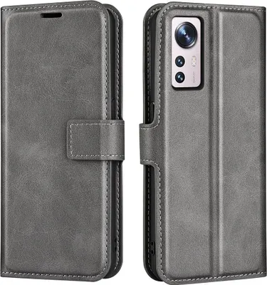 Produktbild von Xiaomi 12 Lite Hülle - Coverup Deluxe Klapphülle - Grau