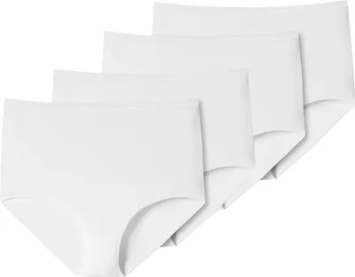 Produktbild von Schiesser 4er Pack 95/5 Organic Baumwolle Maxi Slip Besonders flache Nähte und supersofter Bund , Optimaler Tragekomfort, Seidigweiche, elastische Single-Jersey-Qualität