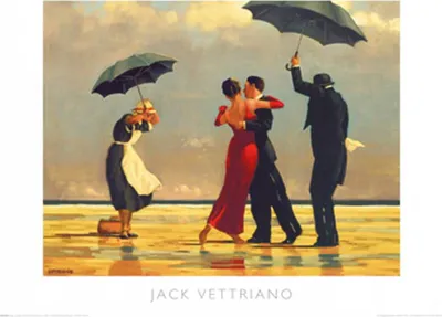Produktbild von Vettriano, Jack - Kunstdruck - The singing Butler