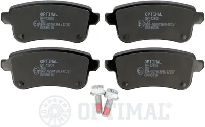 Produktbild von OPTIMAL Bremsbeläge Satz Hinten Bremsklötze für RENAULT Megane IV Grandtour (K9A/M/N) BP-12850