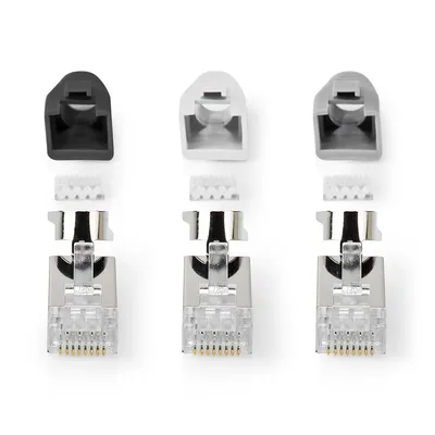 Productafbeelding van Nedis CCBW89390GY, RJ-45, Grijs, Mannelijk, Recht, Polyvinylchloride (PVC), Cat7