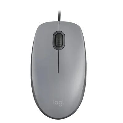 Image de Logitech M110 Silent - Souris - droitière et gauchère - optique - 3 boutons - filaire