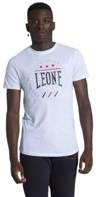 Produktbild von T-shirt męski Leone1947 – sportowy fason z logo i włoską flagą rozmiar S