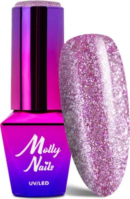 Immagine prodotto di Molly Nails Luxury Glam Shimmy Violet Hybrid-Nagellack, 8 g, Nr. 543