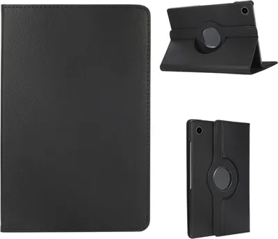 Produktbild von Pre Samsung Galaxy Tab A8 2021 X205 X200 Black 360° Rotation Synthetic Leather Sleeve Cover Tablet Case Case Cases New
