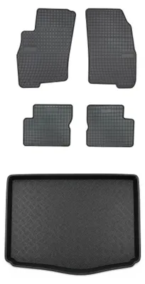 Obrázek produktu pro Gumové autokoberce SolidPRO + vana kufru pro: Alfa Romeo MiTo 2008-2019 5 ks