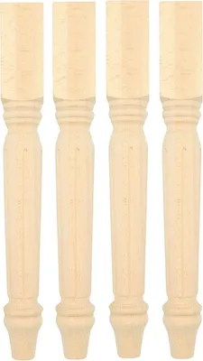 Obrázek produktu pro Dřevěná noha ke stolku, stolní noha, surová 50 cm