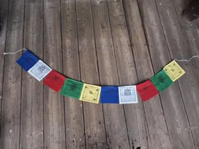 Immagine prodotto di Bandiera di preghiera tradizionale tibetana ST