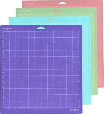 Produktbild von 4 Stück 12"x12" selbstklebende Schneidematten für Silhouette Cameo und Plotter