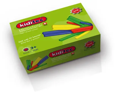 Produktbild von Kiditec Clips - Set bunt 40tlg.