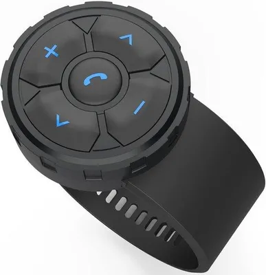 Zdjęcie produktu dla Sterowanie przez Bluetooth do rowerów, motocykli i skuterów – z funkcją głośnika, wstrzymywania odtwarzania, zmiany utworu, regulacji głośności oraz obsługą Siri.