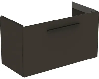 Produktbild von Ideal Standard Waschtischunterschrank i.life S BxHxT 80 x 44 x 37,5 cm Frontfarbe carbongrau matt T5294NV ohne Griff