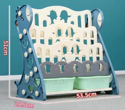 Produktbild von 360Home Kinderbuchregal  Mehrzweckregal  organizer 53.5*28.5*51cm
