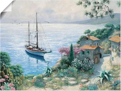 Produktbild von ARTland Poster Die Bucht Größe: 60x45 cm