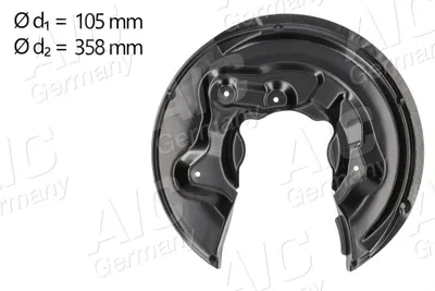 Produktbild von AIC Spritzblech Bremsscheibe für VW TIGUAN (5N) Hinten Rechts 57850 Ankerblech