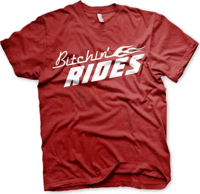 Produktbild von Bitchin' Rides Logo T-Shirt - Small - TangoRed