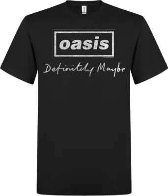 Immagine prodotto di Maglietta Oasis- Definitely Maybe Script