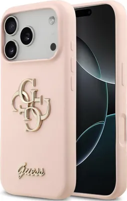 Immagine prodotto di Etui Guess Silicone Big 4G Script Do     Iphone 17 Pro Różowy