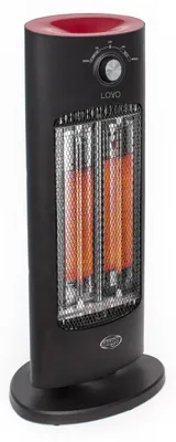 Produktbild von Argoclima 191070203 Elektrische Raumheizung Indoor Schwarz, Rot 800 W Elektrischer Quarz-Raumheizer