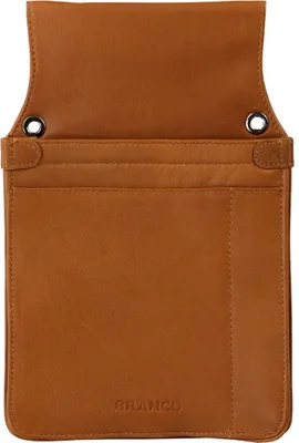 Produktbild von Holster für Kellnergeldbörse Damen Herren Rindleder Unifarben Hellbraun