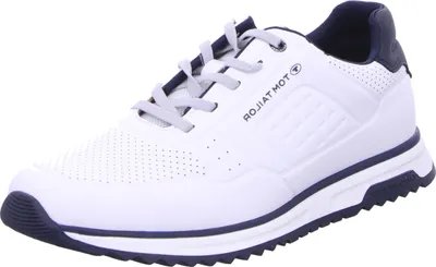 Image de Tom Tailor Hommes Sneaker 31822-41, 31822-42, 31822-43, 31822-44, 31822-45, 31822-46 TOM-9580050001 blanc 44