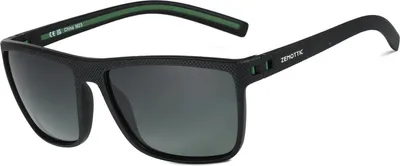 Produktbild von Polarisierte Sonnenbrille Herren TR90 Rahmen UV400 Schutz Schwarz/Grün Gradient