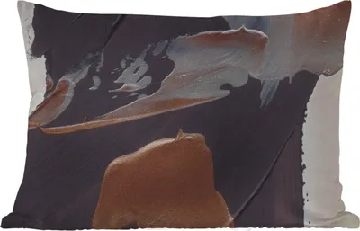 Produktbild von MuchoWow® Outdoor Kissen - Abstrakt - Farbe - Gold - 60x40 cm - Wetterfest - Lounge Kissen - Zierkissen - Kissen für Innenräume