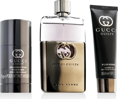 Produktbild von Gucci Guilty Pour Homme EDT 90 ml + DST 75 ml + SG 50 ml (man)