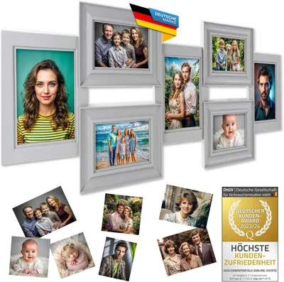 Immagine prodotto di Cornice per foto collage - Grigio