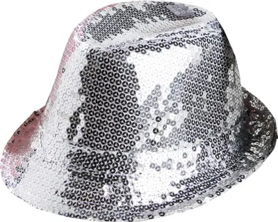 Produktbild von RUBIE'S Paillettenhut silber
