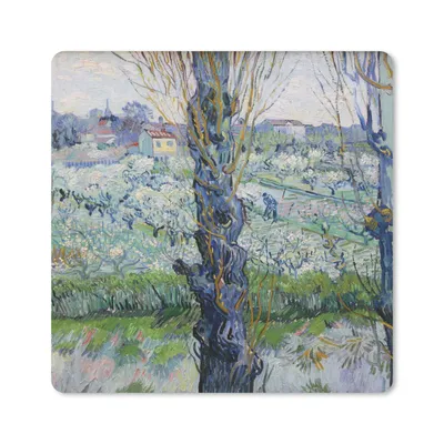Produktbild von MuchoWow® Mauspad Mousepad Ansicht von Arles - Vincent van Gogh 30x30 cm - Mousepads - Maus Mat - Pad - Mausunterlage - Gaming