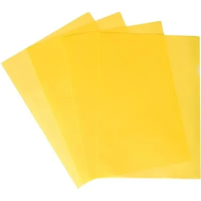 Produktbild von Soennecken Sichthülle 1512 DIN A4 PP gelb 100 St./Pack.