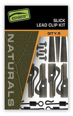 Produktbild von Fox Edges Slik Lead Clip Kit - 5 Bleiclips, Farbe:Camo