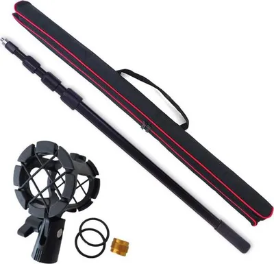 Obrázok produktu pre keepdrum boom pole 3m s mikrofónovým pavúkom