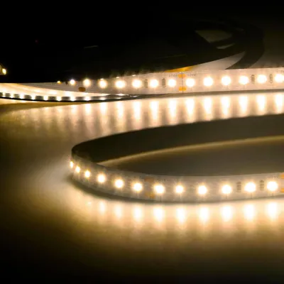 Produktbild von ISOLED LED CRI927 CC Flexband Streifen, 24V, 12W, IP20, warmweiß, 15m Rolle, 120 LED/m