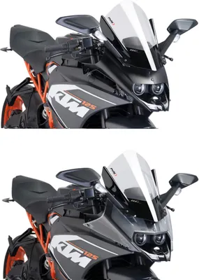 Produktbild von Windschild Puig Z-Racing-Scheibe mit ABE für KTM RC125, RC390 Bj. 2014 - 2021