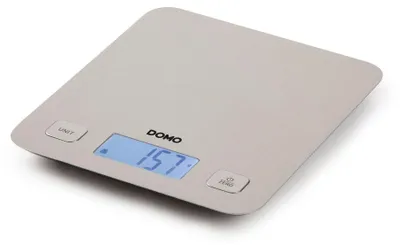 Produktbild von Domo DO9239W, Elektronische Küchenwaage, 5 kg, 1 g, Beige, Edelstahl, Arbeitsplatte