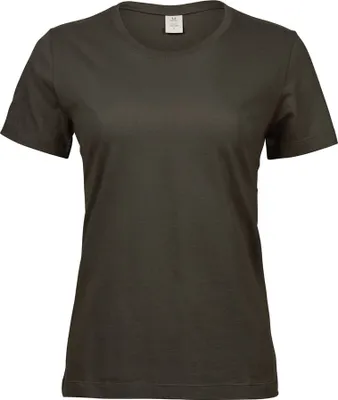 Produktbild von Tee Jays 8050 | Ladies Soft Damen T-Shirt - Farbe: Dark Olive - Größe: S