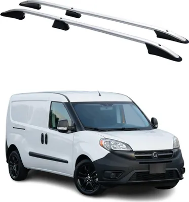 Image de Barres de toit longitudinales pour Opel Combo / Fiat Doblo 2010-2021 L2 Alu Gris