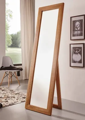 Produktbild von Standspiegel 50x175cm 'Bayreuth' Wildeiche massiv