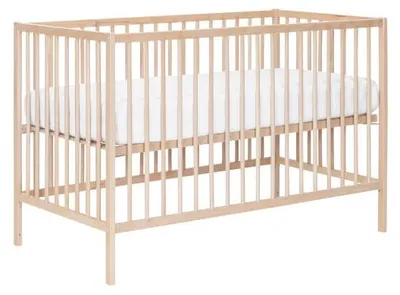 Produktbild von Europe Baby Solid Beech Babybett - 60 x 120 cm - Natur | Babybetten