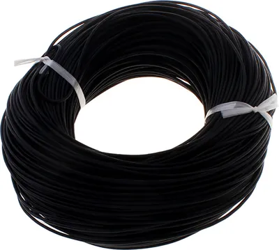Produktbild von 10m Lederband rund ø 1 o. 2 mm Farbwahl Lederriemen Lederschnur Rind Rindslederschnur, Farbe:schwarz, Stärke:2mm