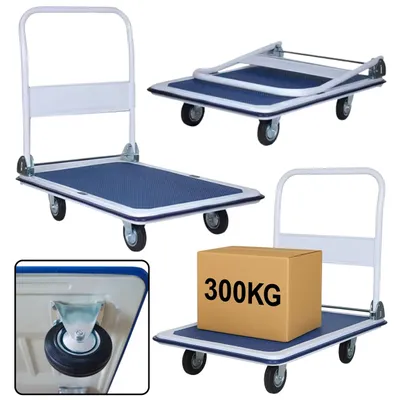 Obrázok produktu pre Plošinový prepravný skladový vozík do 300 kg