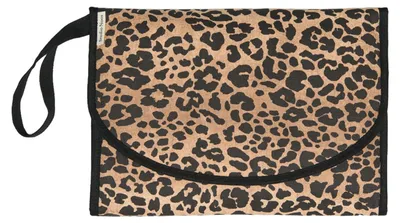 Produktbild von Studio Noos Brown – Weiche Wickelauflage aus Baumwolle mit Leopardenmuster, Modell 1144