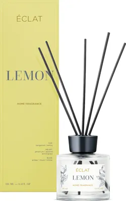 Produktbild von ÉCLAT Lemon Raumduft + Duftstäbchen, langanhaltender Lufterfrischer, 130ml