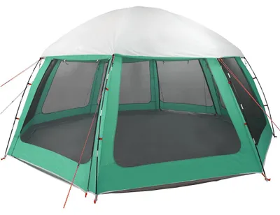 Immagine prodotto di vidaXL Tenda per piscina con copertura rimovibile Tenda con pareti in rete Verde mare 510x510cm