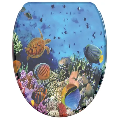 Produktbild von SANILO® WC-Sitz mit Absenkautomatik und Schnellverschluss Ocean, Toilettendeckel direkt vom Hersteller, Klodeckel, Klobrille, WC Deckel, WC Brille