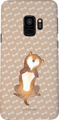 Produktbild von Mr. & Mrs. Panda Samsung Galaxy S9 Handyhülle Hund Streicheln - Hundeglück - Geschenk, Cover, Sprüche, Smartphone Hülle, Handy Schutzhülle, Hunde, Bauch, Niedlich